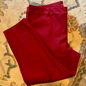 Old Navy Dark Red Pixie Pants